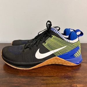 Nike Metcon DSX Flyknit 2  Men 9.5 Black Volt